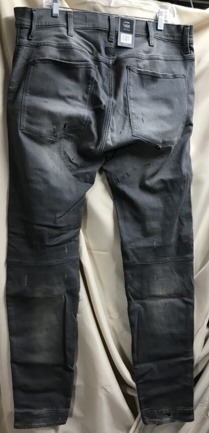 G-Star RAW 5620 3D Zip Knee Skinny Jeans 38x36 Sunfaded Cement NEW - Image 8