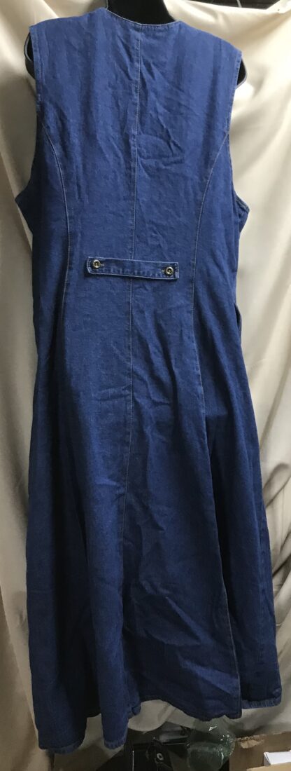 Alfred Dunner Blue Denim Jumper Dress Size 18 – 100% Cotton - Image 6