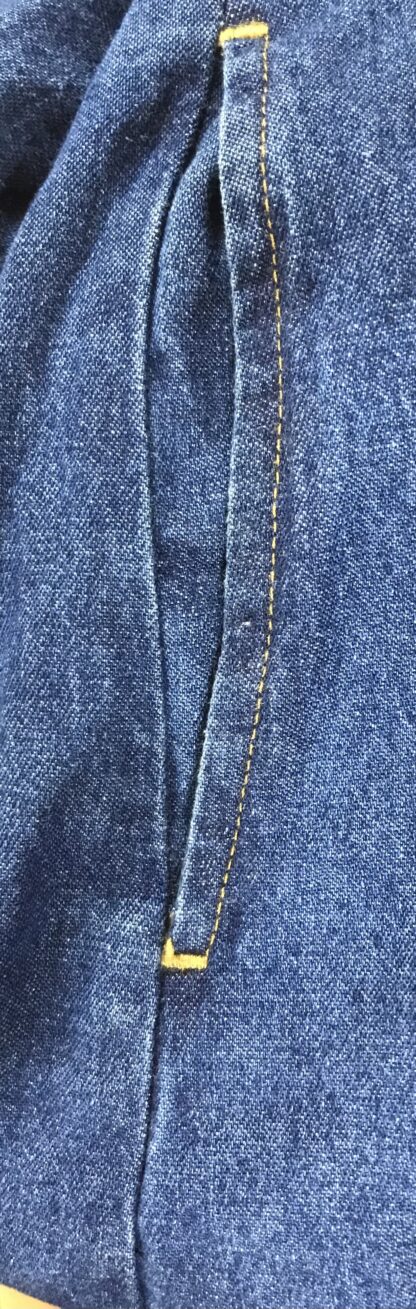 Alfred Dunner Blue Denim Jumper Dress Size 18 – 100% Cotton - Image 9