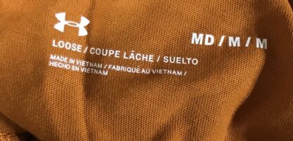 Under Armour Men’s Loose Bronze/Orange Round Neck T-Shirt Sz M – NEW - Image 9