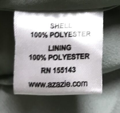 Azazie Lani Agave Light Green Stretch Satin Dress Sz A12 – NEW - Image 12
