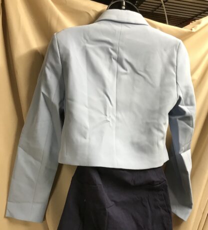New Look Light Blue Cropped Blazer Jacket Sz 4 US – NEW - Image 3