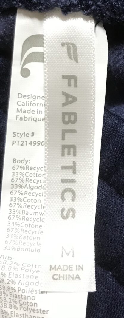 Fabletics Daria Jogger IV Pants Deep Navy Size M – NEW - Image 4