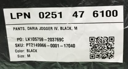 Fabletics Daria Jogger IV Pants Women’s Black Size M – NEW - Image 2