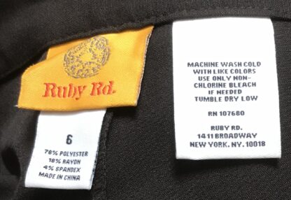Ruby Rd Women’s Espresso Brown Pants Size 6 – Stretch Blend – NEW - Image 4