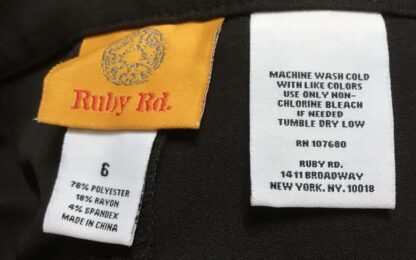 Ruby Rd Women’s Espresso Brown Pants Size 6 – Stretch Blend – NEW - Image 5