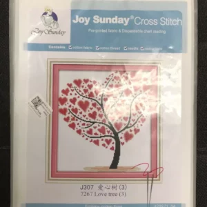 Cross stitch joy sunday love tree