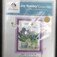 Cross stitch joy sunday pre printed