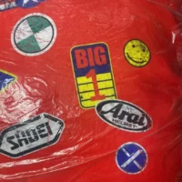 Throw pillow item distressed bike