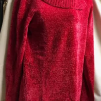 Karen scott red sweater long sleeve
