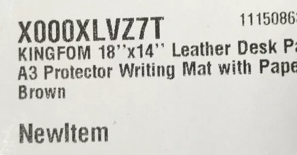 Desk pad paper clip item