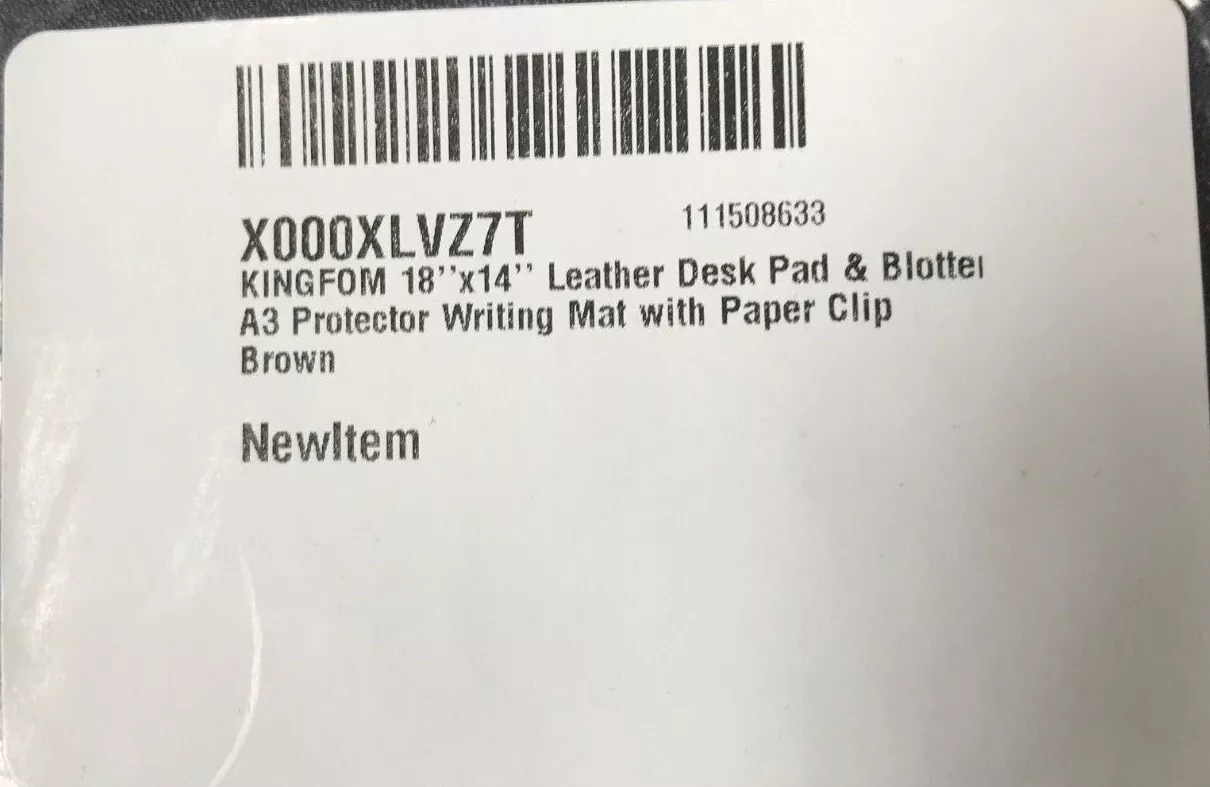 Desk pad paper clip item