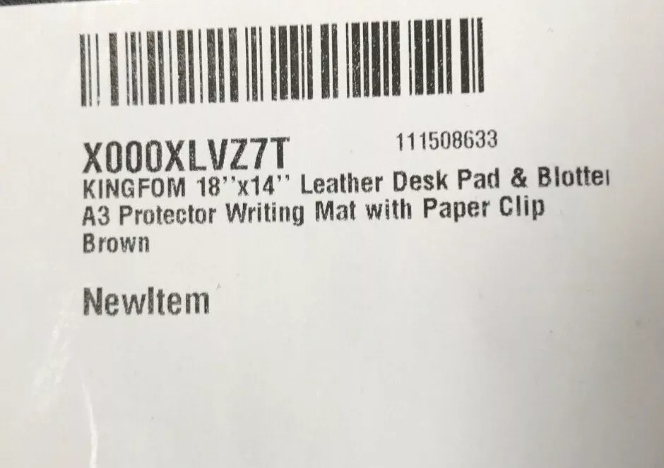 Desk pad paper clip item