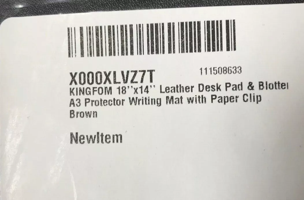 Desk pad paper clip item