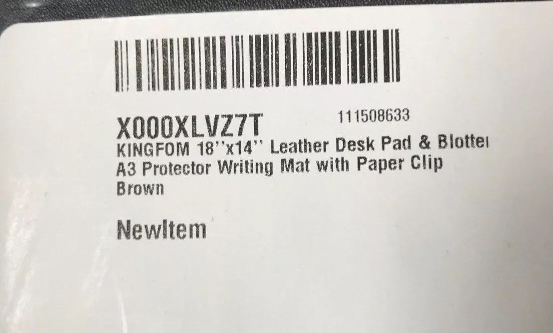 Desk pad paper clip item