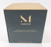 Material kitchen kitchen stacking wood lids