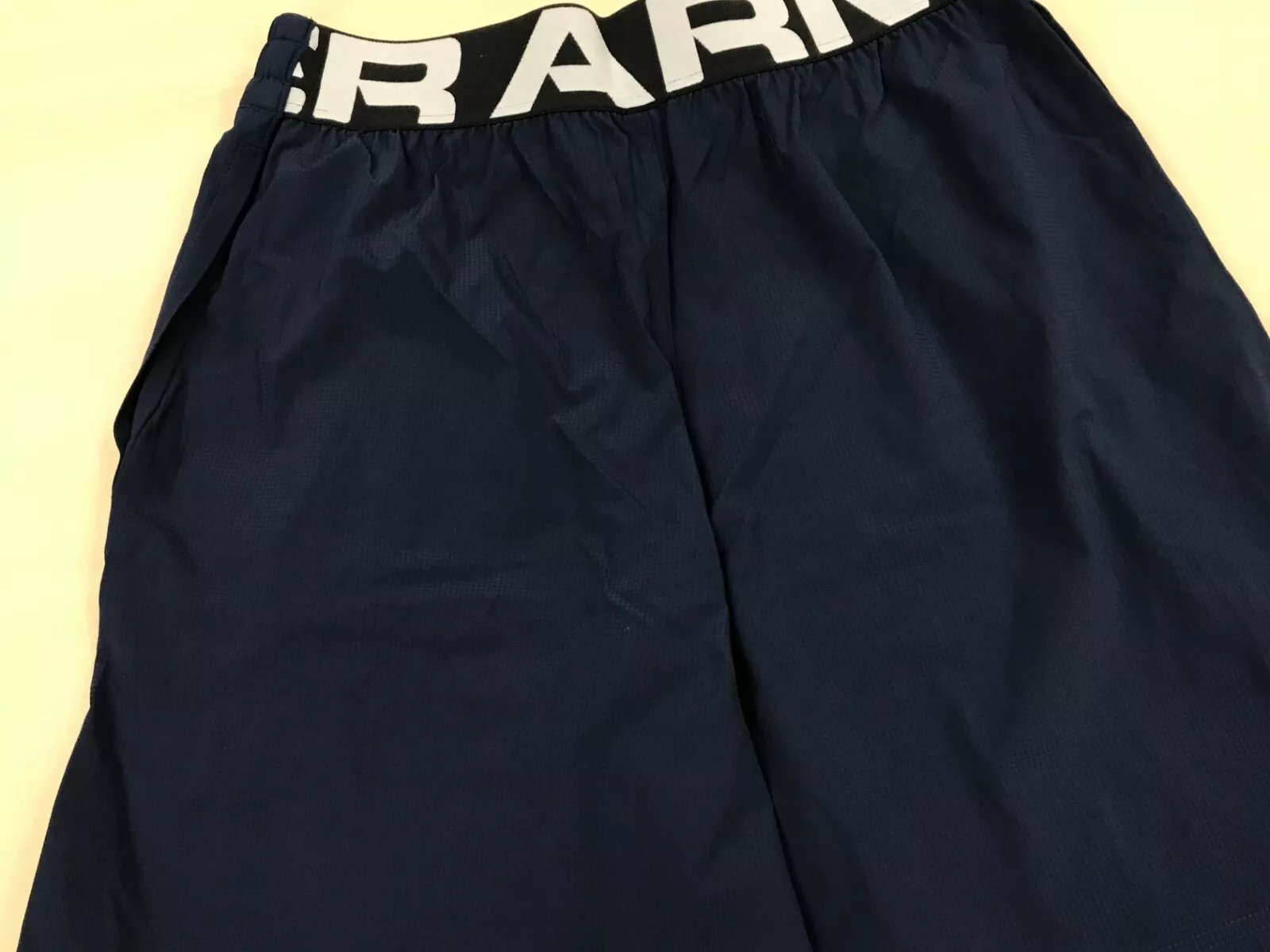 Blue fitted item shorts navy