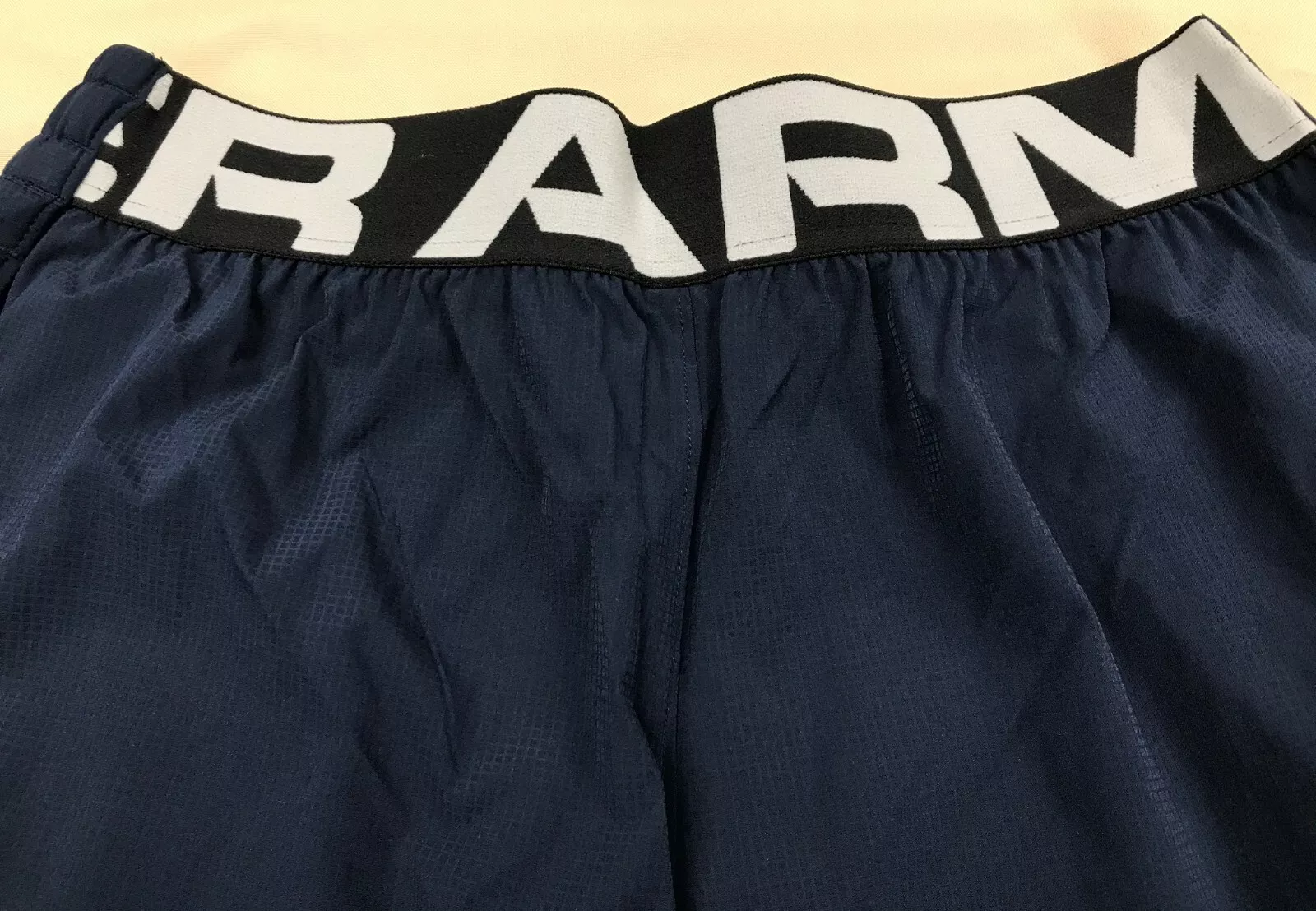 Blue fitted item shorts navy