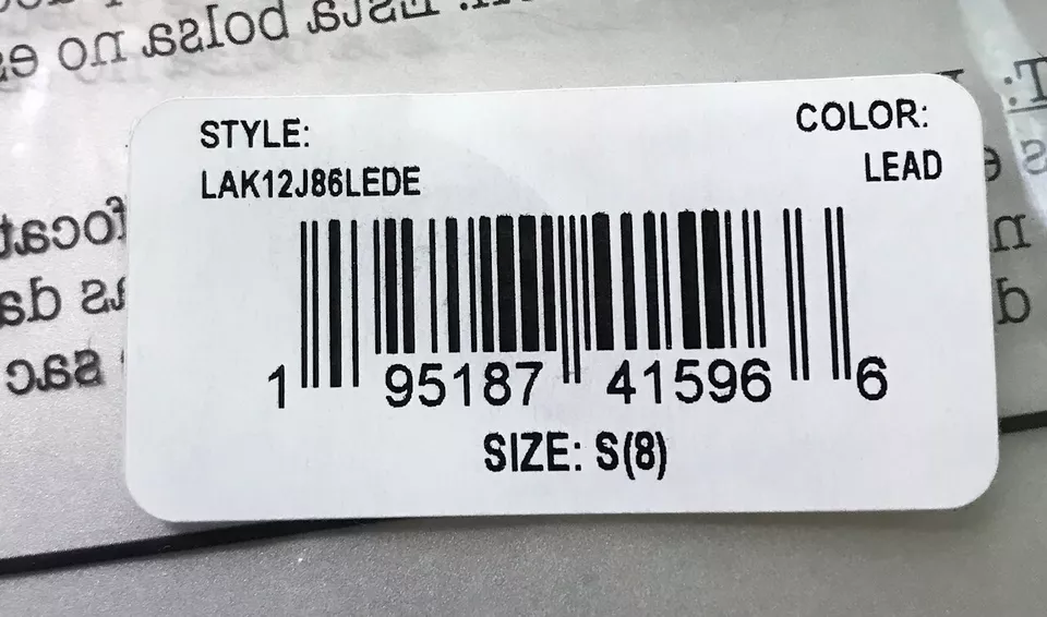 Item gray black black lead