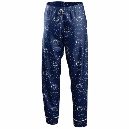 Wear by Erin Andrews Penn State Pajama Set M Blue Button Up Nittany Lions NEW - Image 21