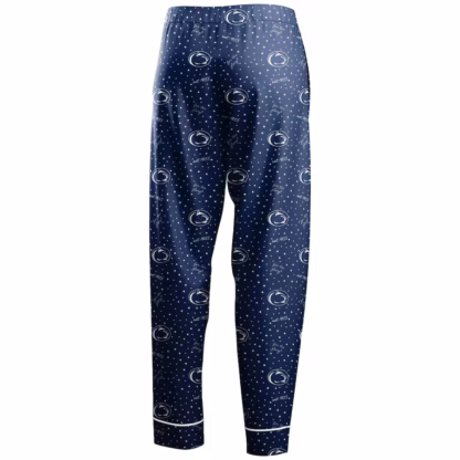 Wear by Erin Andrews Penn State Pajama Set M Blue Button Up Nittany Lions NEW - Image 22