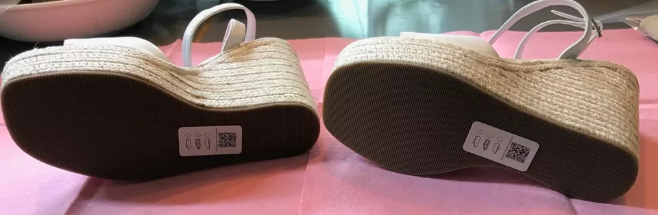 Wide fit tasha wedges wedges white