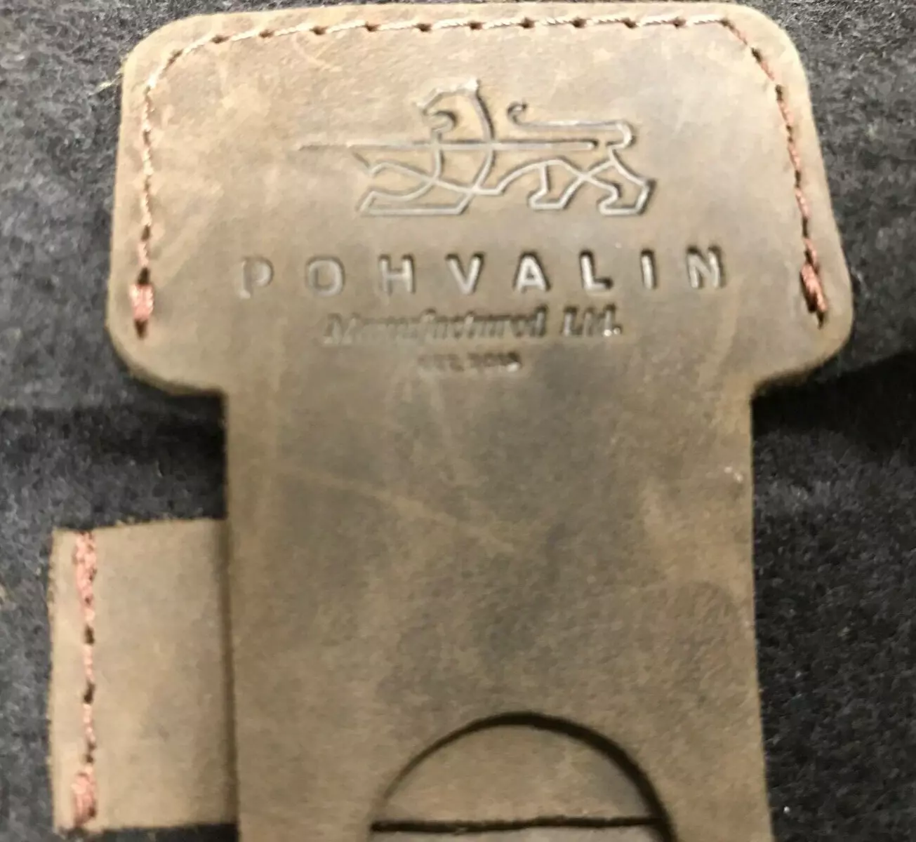 Item pohvalin leather leather suspenders