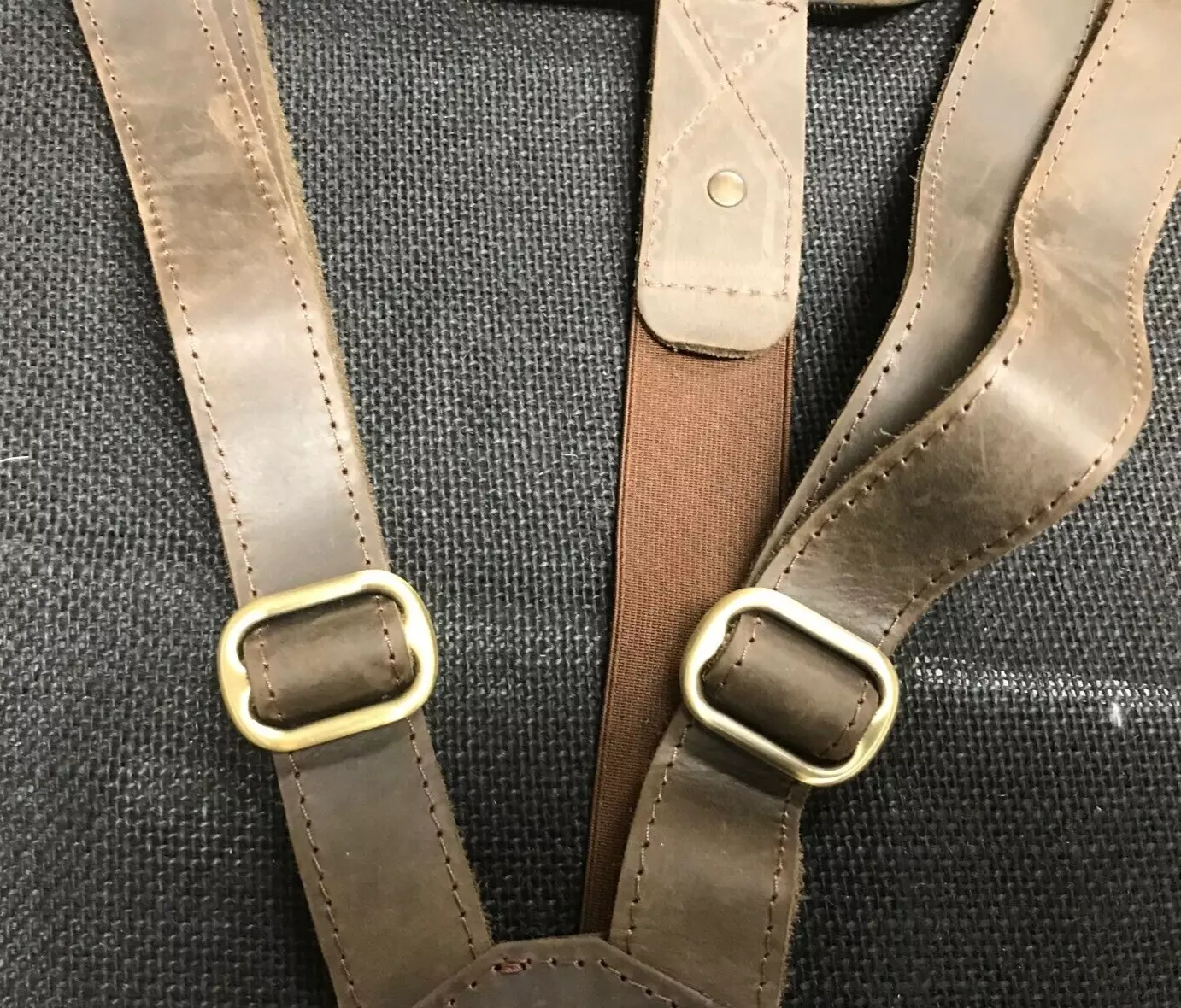 Item pohvalin leather leather suspenders