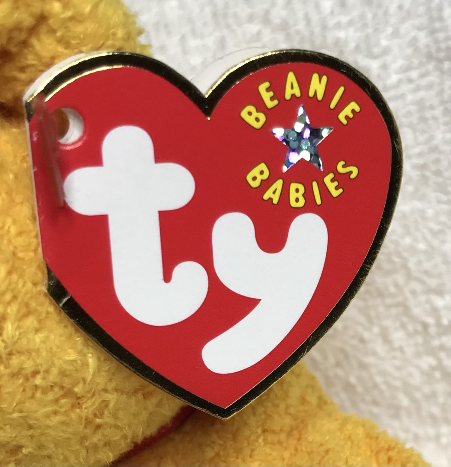 Yellow gold beanie baby estate collection