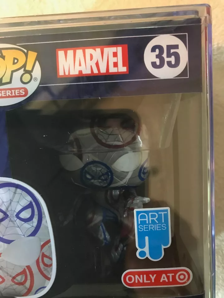 Pop art spider man bobble head