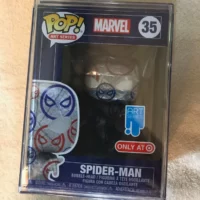 Pop art spider man bobble head