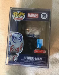 Pop art spider man bobble head