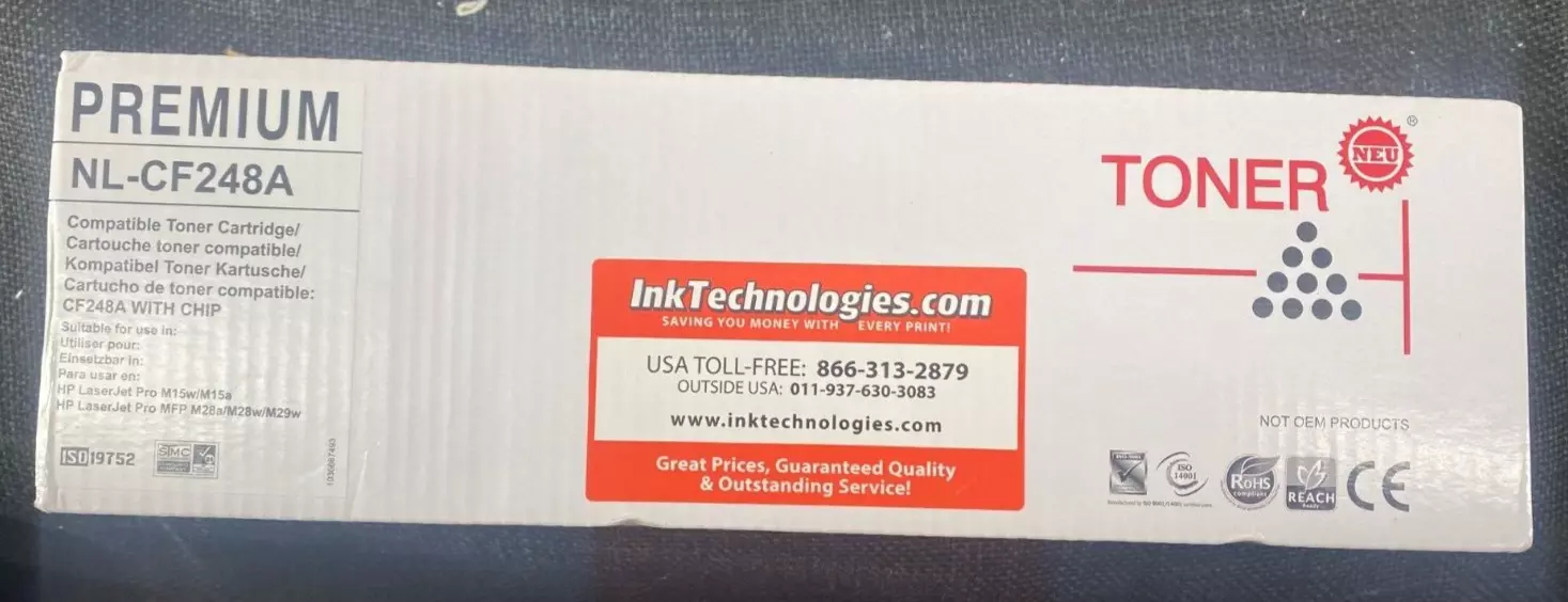 Chip compatible item compatible toner