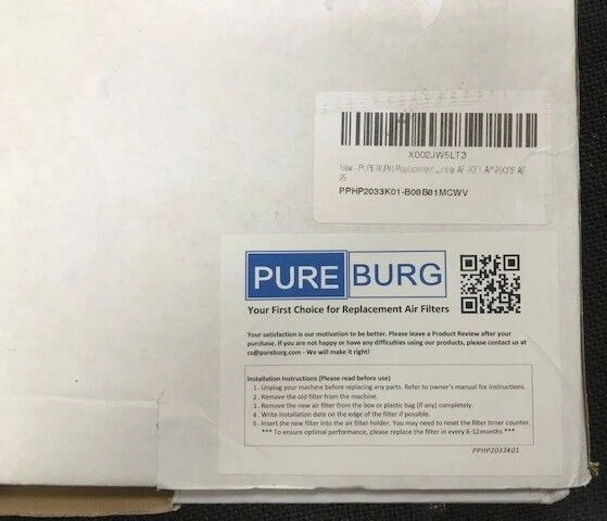 Air filter item pure burg