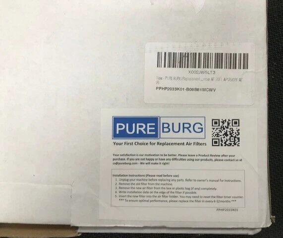 Air filter item pure burg