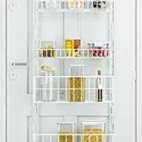 Door pantry adjustable shelves item