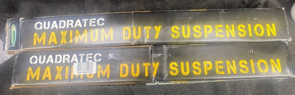 Shock absorber maximum duty item