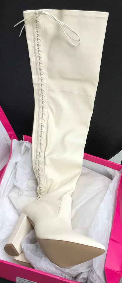 Thigh high high heeled high