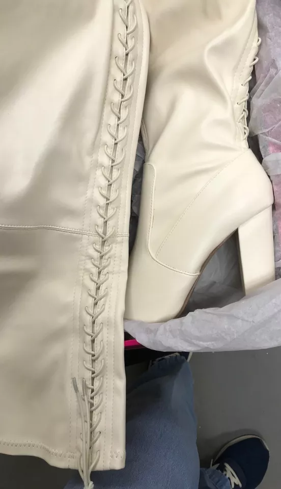 Thigh high high heeled high