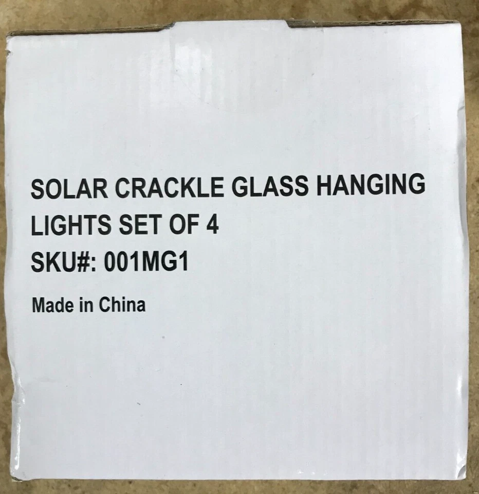 Crackle glass glass hanging hanging lights