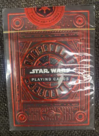 Star wars playing cards dark side