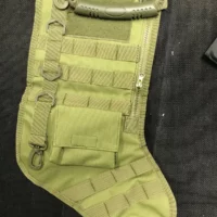 Christmas stocking army green item