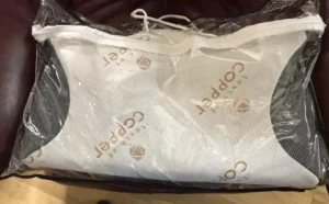 Item copper pillow please