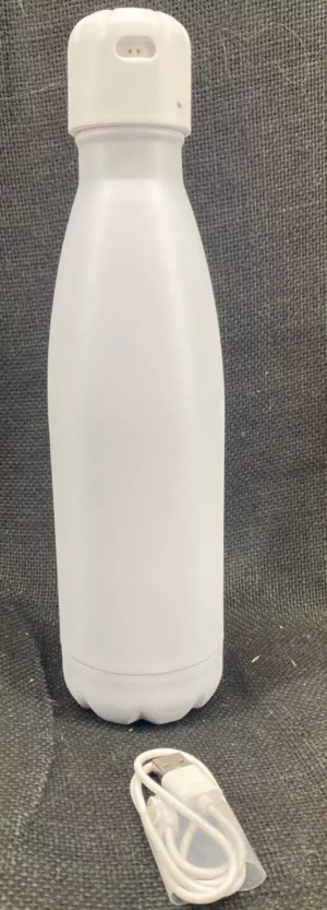 Sanitizing self self cleaning water bottle