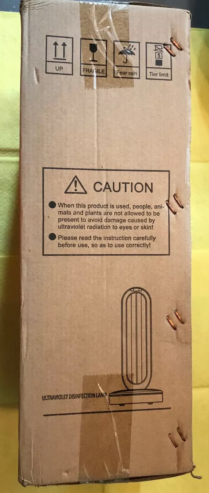 Disinfection lamp item ultraviolet disinfection