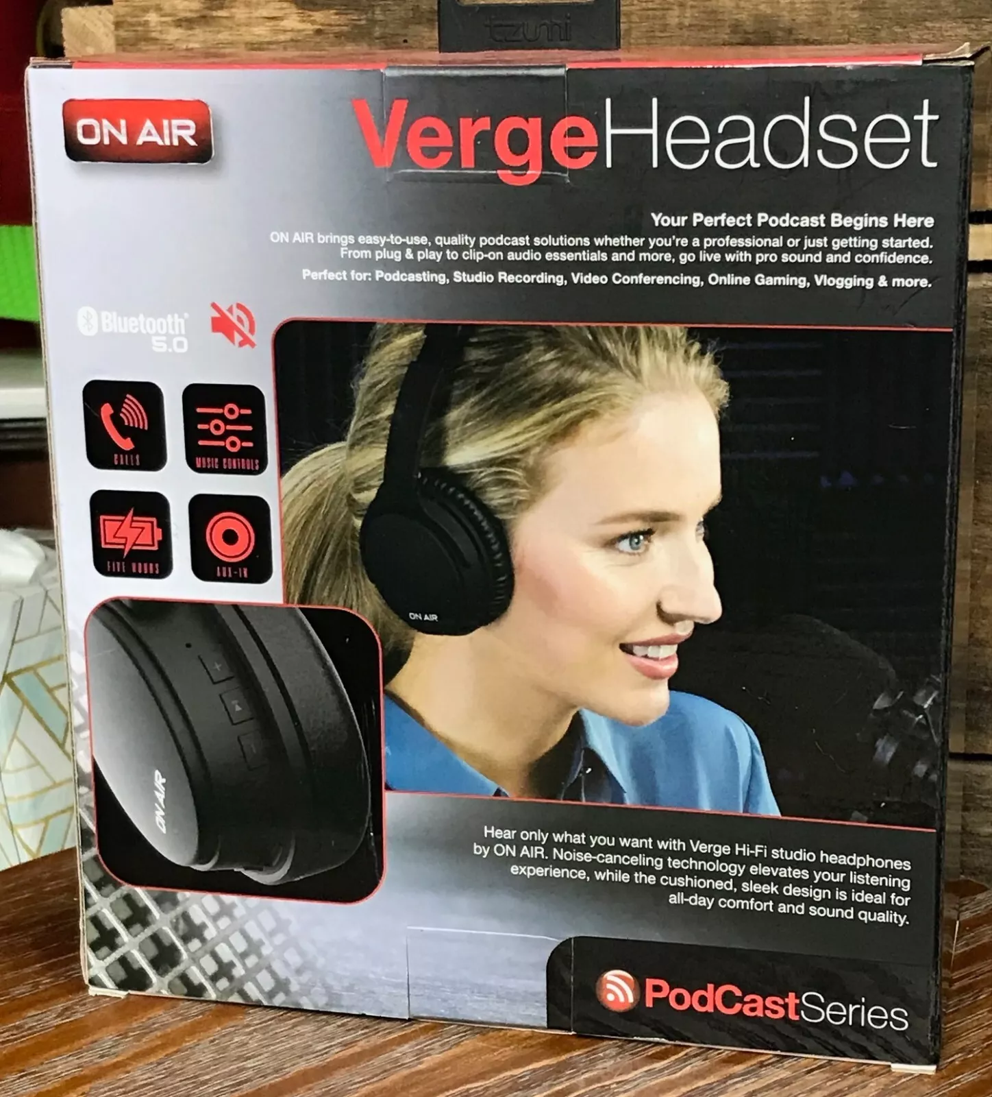 Item verge headset air podcast