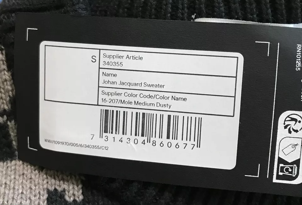 Item weekday johan johan jacquard