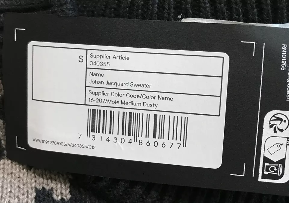 Item weekday johan johan jacquard