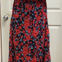 Item yidarton red red floral