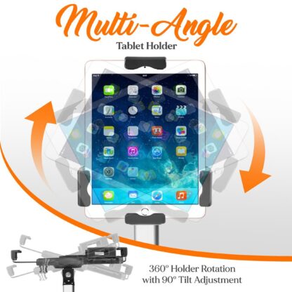 Pyle PSPADLK60 Tablet Security Floor Stand Anti-Theft Lock Adjustable Mount NEW - Image 5